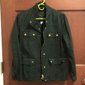 J. Crew Green Canvas Field Jacket